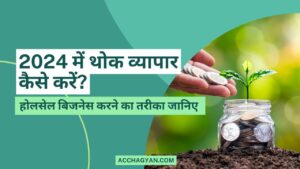 Read more about the article 2024 Me Wholesale Business Kaise Kare? | होलसेल बिजनेस कैसे किया जाता है